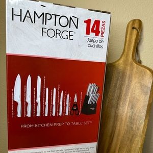 Hampton Forge 14 piece stainless steel knife set